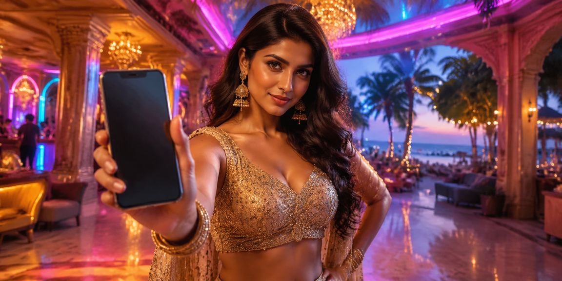 Players enjoying mobile Aviator game with Bollywood flair in coastal Goa